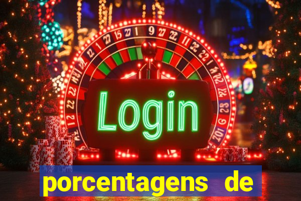 porcentagens de jogos pagantes